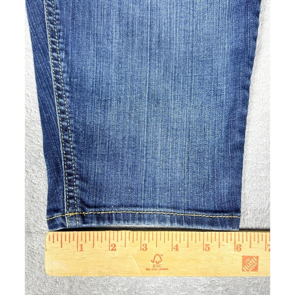 Gap Kids 1969 Blue Jean Burmuda Shorts Girls 12 Adjustable Waist Denim (B7) - Picture 5 of 8